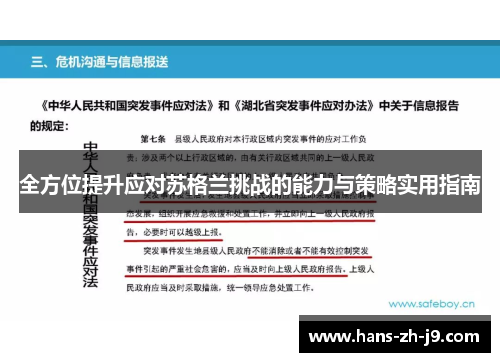 全方位提升应对苏格兰挑战的能力与策略实用指南